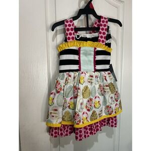 Mud Puddles & Dandelions Homemade 12-24 Month Easter Egg Dress Baby Spring